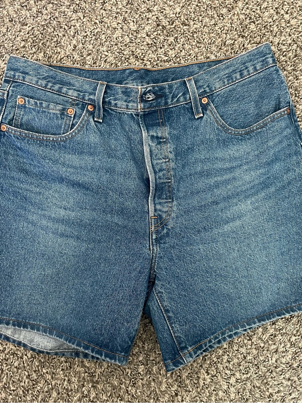 Levi's 501 Women's Denim Straight Cut Shorts